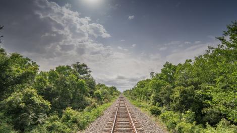 Railway through Western Louisiana
