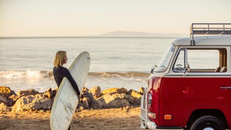 艾玛伍德州立海滩的清晨冲浪之旅 艾玛伍德州立海滩的清晨冲浪之旅