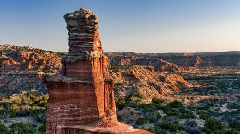帕罗杜洛峡谷州立公园的 Lighthouse 岩层 帕罗杜洛峡谷州立公园的 Lighthouse 岩层