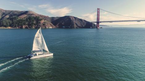 Sailing in San Francisco, California Sailing in San Francisco, California