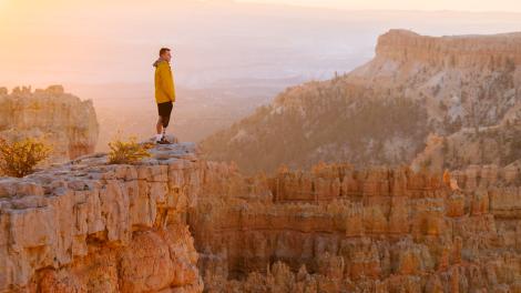 Taking views of Bryce Canyon, Utah 