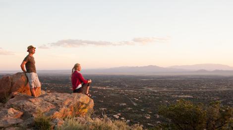 Overlooking Santa Fe, New Mexico Overlooking Santa Fe, New Mexico