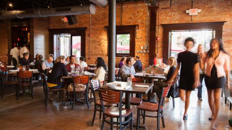 Diners at Batanga restaurant in Houston Diners at Batanga restaurant in Houston