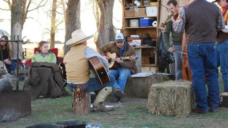 Singing around the Chuck Wagon, Western USA Singing around the Chuck Wagon, Western USA