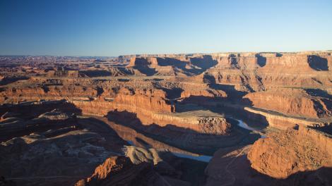 And aerial view of Canyonlands National Park in Utah And aerial view of Canyonlands National Park in Utah