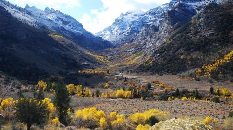 Campground at Lamoille Canyon, Nevada Campground at Lamoille Canyon, Nevada