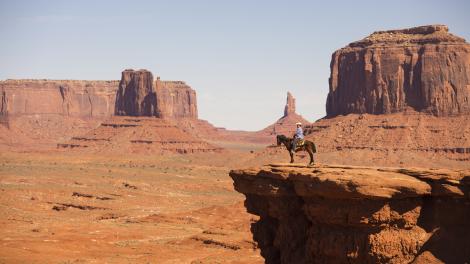 Horseback riding in San Juan, Utah