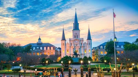 路易斯安那州新奥尔良,圣路易斯大教堂 路易斯安那州新奥尔良,圣路易斯大教堂