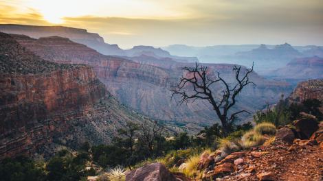 Horseshoe Mesa on the Grandview Trail in Grand Canyon National Park