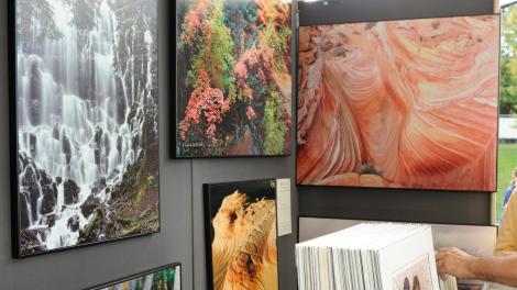 Art fair at the Lake County Fairgrounds in Grayslake, Illinois Art fair at the Lake County Fairgrounds in Grayslake, Illinois