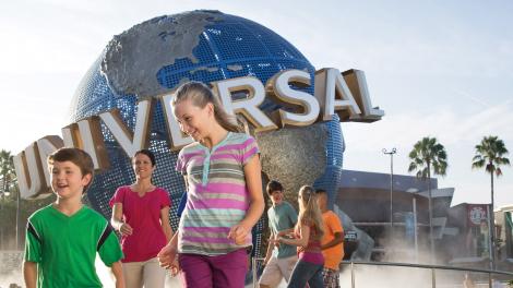 佛罗里达州 Universal Orlando Resort 的标志性球形标志 佛罗里达州 Universal Orlando Resort 的标志性球形标志