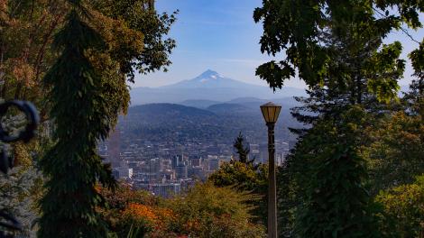 俄勒冈州波特兰，胡德山美景