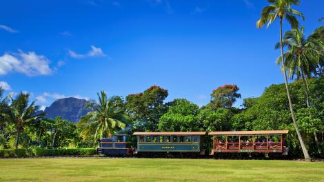 Take a ride on the Kauaʻi Plantation Railway at Kilohana Plantation Take a ride on the Kauaʻi Plantation Railway at Kilohana Plantation