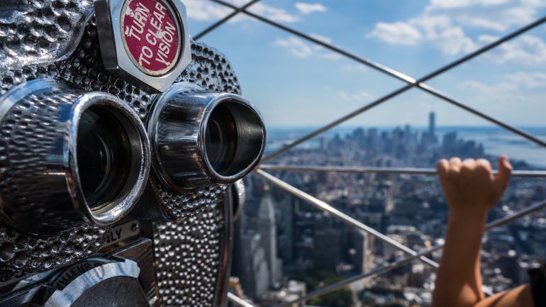 纽约曼哈顿帝国大厦之巅 纽约曼哈顿帝国大厦之巅