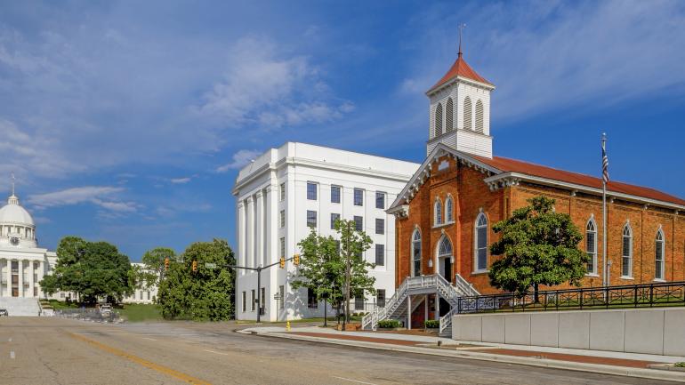 阿拉巴马州蒙哥马利的德克斯特大街马丁·路德·金纪念浸信会教堂