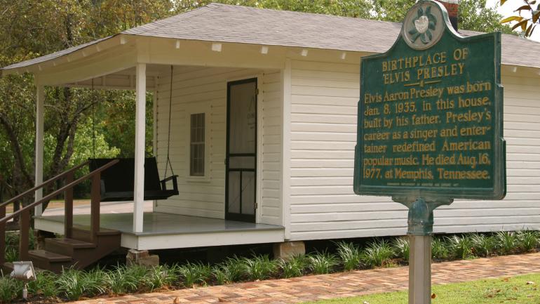 密西西比州图珀洛埃尔维斯·普雷斯利的出生地点