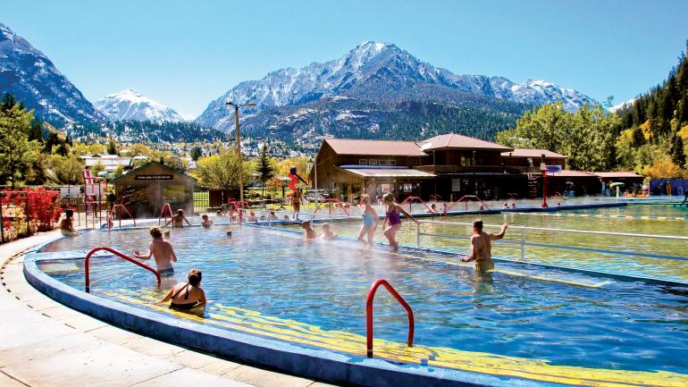 科罗拉多州圣胡安观景道沿途的温泉