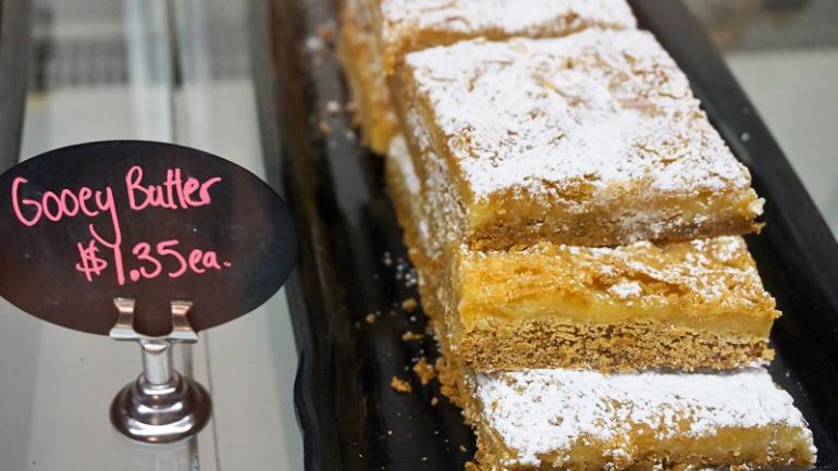 Missouri is known for this sweet, gooey, melt-in-your-mouth butter cake. Find it in grocery stores and restaurants across the state. Missouri is known for this sweet, gooey, melt-in-your-mouth butter cake. Find it in grocery stores and restaurants across the state.