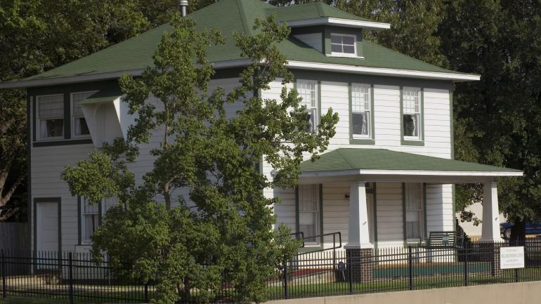 美国前总统比尔·克林顿儿时在阿肯色州霍普的家