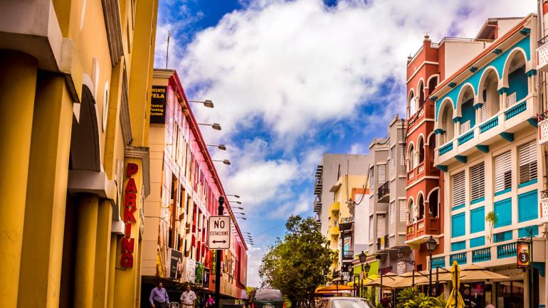 Old San Juan’s brightly colored streets are lined with local restaurants and shops, and they lead to beautiful plazas where residents often mingle. Old San Juan’s brightly colored streets are lined with local restaurants and shops, and they lead to beautiful plazas where residents often mingle.