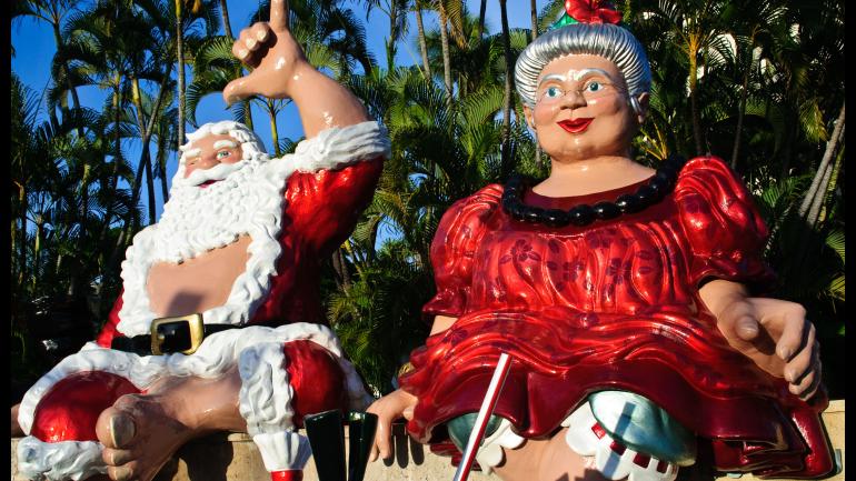 夏威夷以阿罗哈精神欢庆节日。