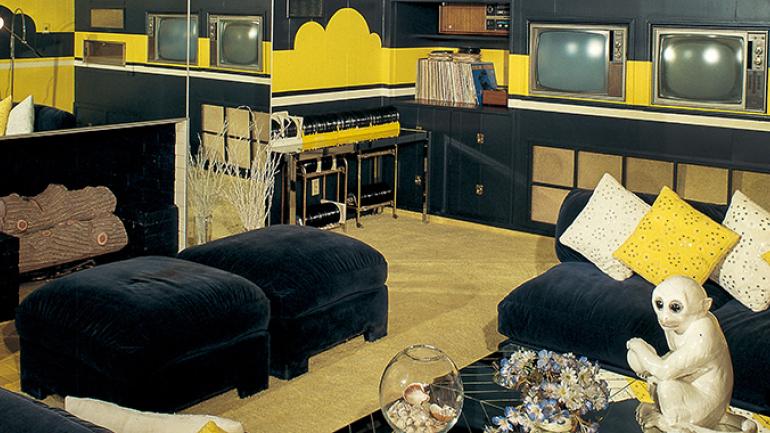 Three television sets in the TV Room at Graceland  Three television sets in the TV Room at Graceland