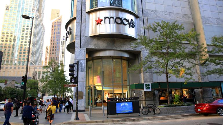 Exterior view of Macy's at Water Tower Place Exterior view of Macy's at Water Tower Place