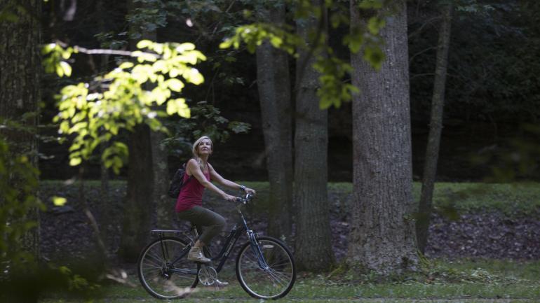 卡诺瓦州立森林公园骑行