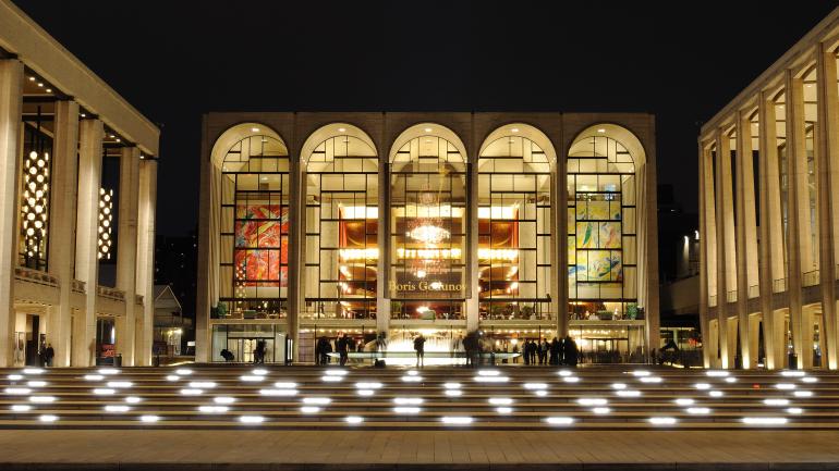 林肯中心的大广场