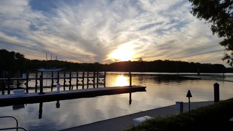 默雷尔斯因莱特的日落风光