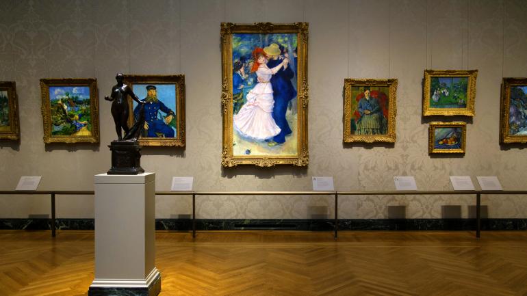 波士顿美术馆内展出的艺术作品