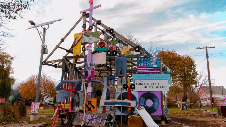 Tyree Guyton 发起的海德堡项目作品展示