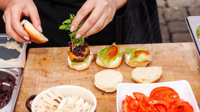 南方食品饮料博物馆内的现场烹饪示范
