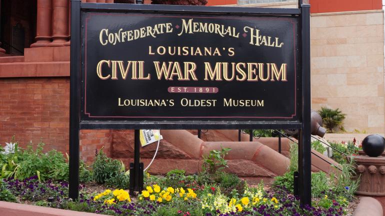 收藏于联盟国纪念堂博物馆内美国南北战争时期的大量武器、制服和私人物品 收藏于联盟国纪念堂博物馆内美国南北战争时期的大量武器、制服和私人物品