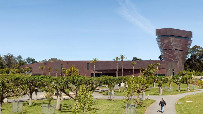 金门公园笛洋美术馆的外景图