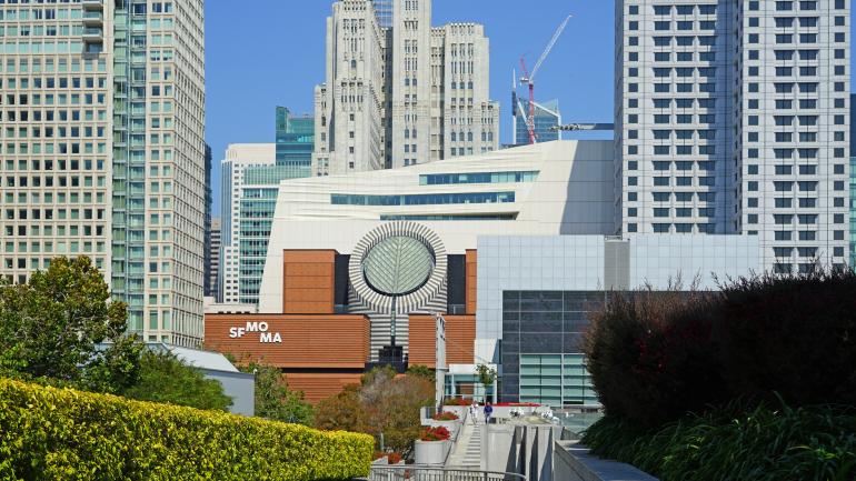 旧金山现代艺术博物馆的外观