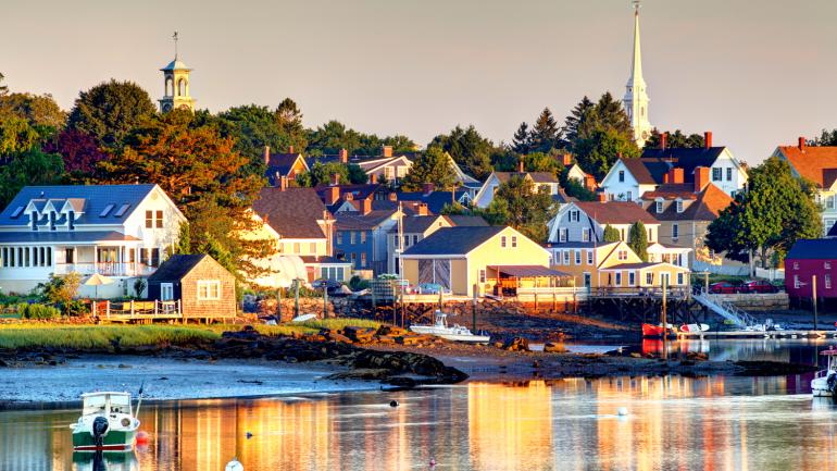 历史久远的港口，朴茨茅斯市，新罕布什尔州