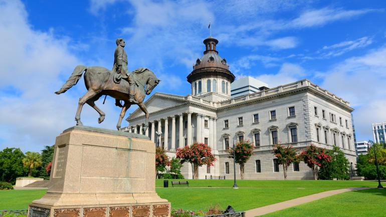 哥伦比亚的南卡罗来纳州议会大厦