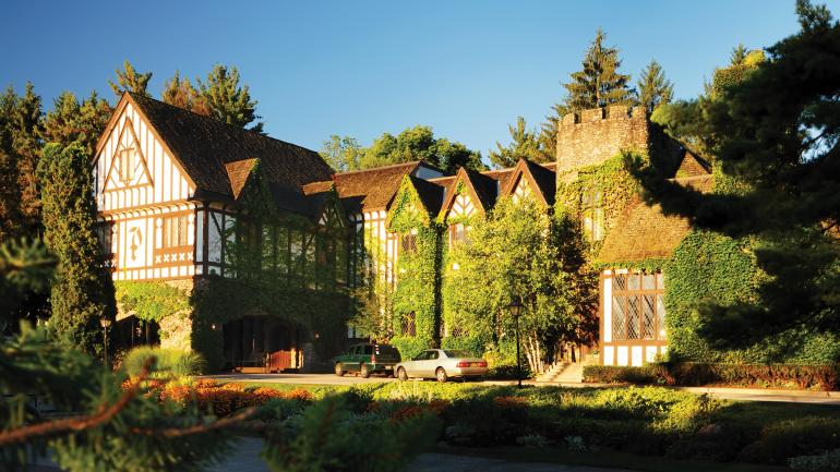 皮肯峰度假村的外景