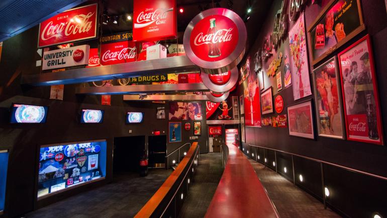 可口可乐世界内部的阁楼 可口可乐世界内部的阁楼