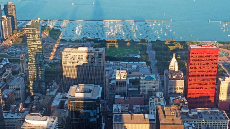 天空观景台上激动人心的风景