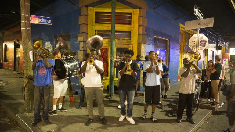 Musicians on Frenchmen Street