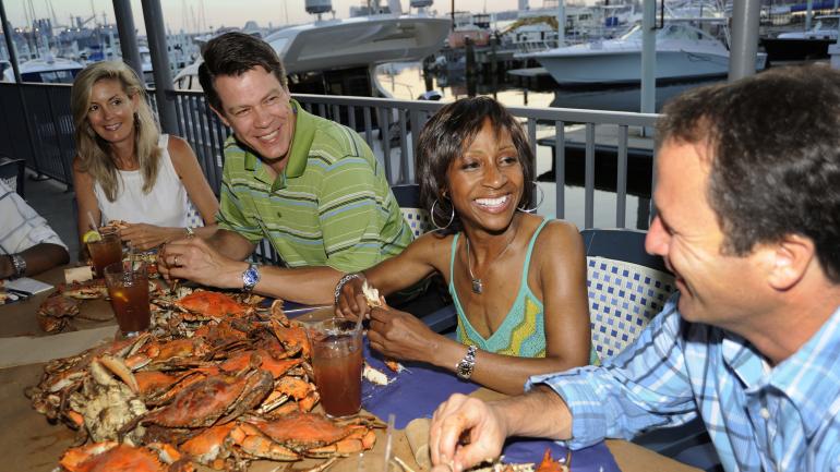 在巴尔的摩的Bo Brooks餐厅大餐