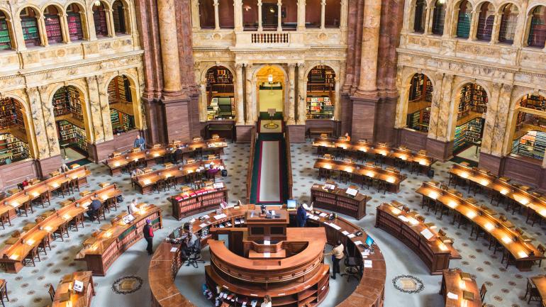 美国国会图书馆内部