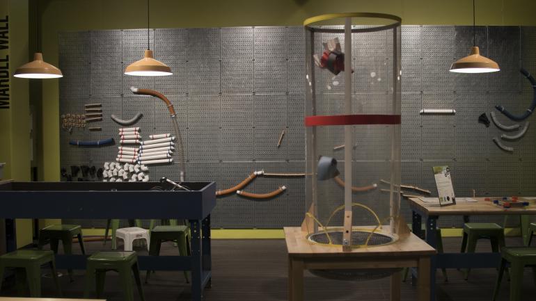 莱昂纳多博物馆中的互动装置