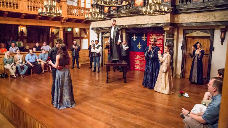 斯汤顿美国莎士比亚剧院的一场演出