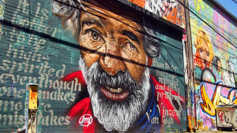 艺术胡同的涂鸦 艺术胡同的涂鸦