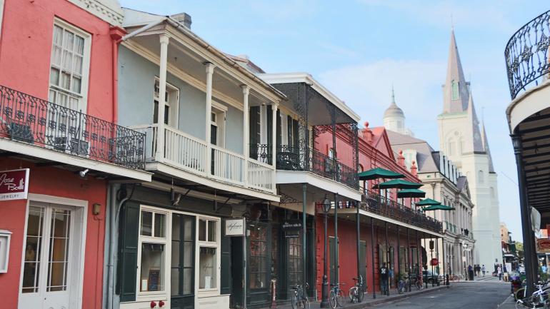 Go for a jog through the streets of New Orleans and take in the architecture