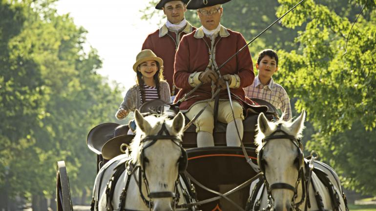 在弗吉尼亚的威廉斯堡体验英国殖民地的生活