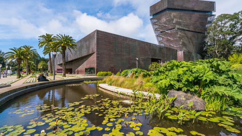 笛洋博物馆门口的可爱水池